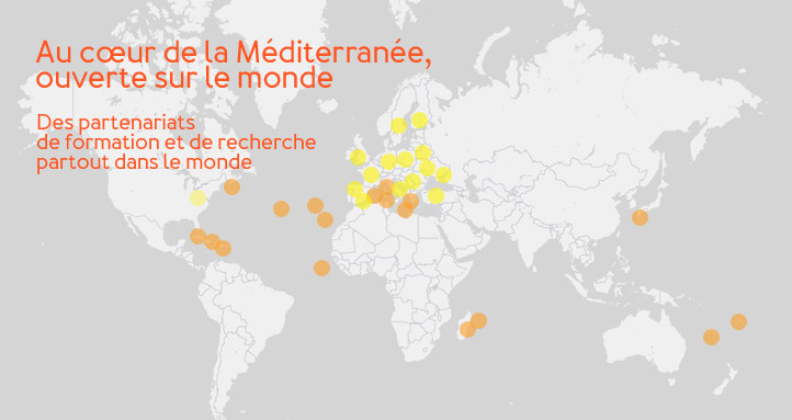 Au coeur de la méditerranée, des partenaires de formation et de recherche