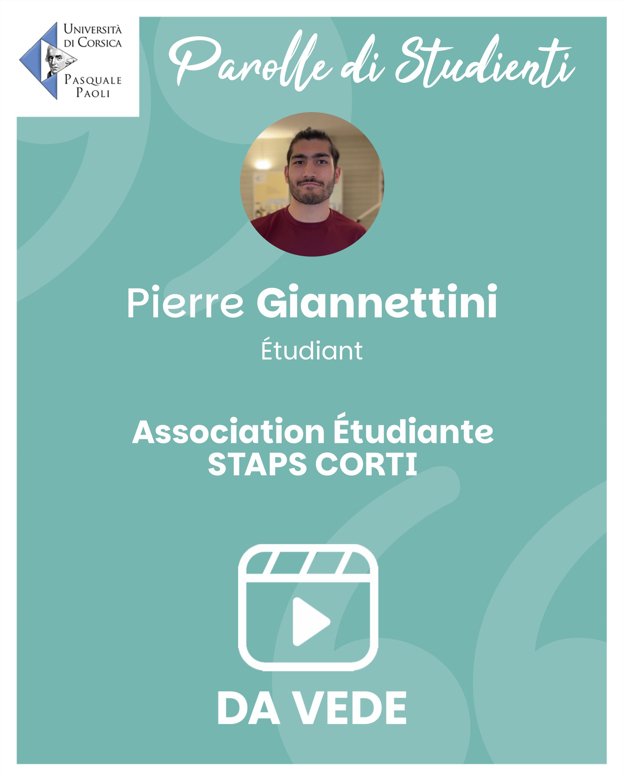 Témoignages étudiants 25-26_Pierre Giannettini STAPS